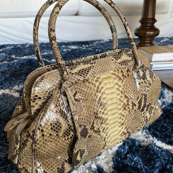 Handbag Python Skin Hand Bag - Picture 5 of 7